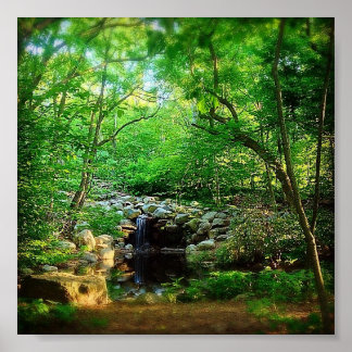 Gömt vattenfall poster