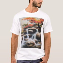 Gömt vattenfall t shirt