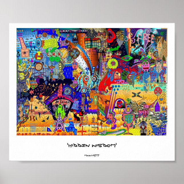 "GÖMT WISDOM" POSTER (Framsidan)