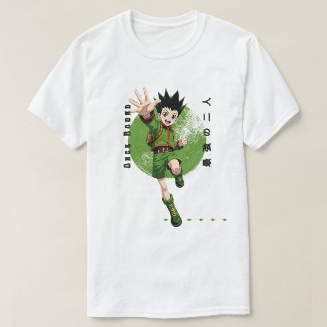 Gon Freecss Hunter x Hunter Anime T-Shirt (Design framsida)