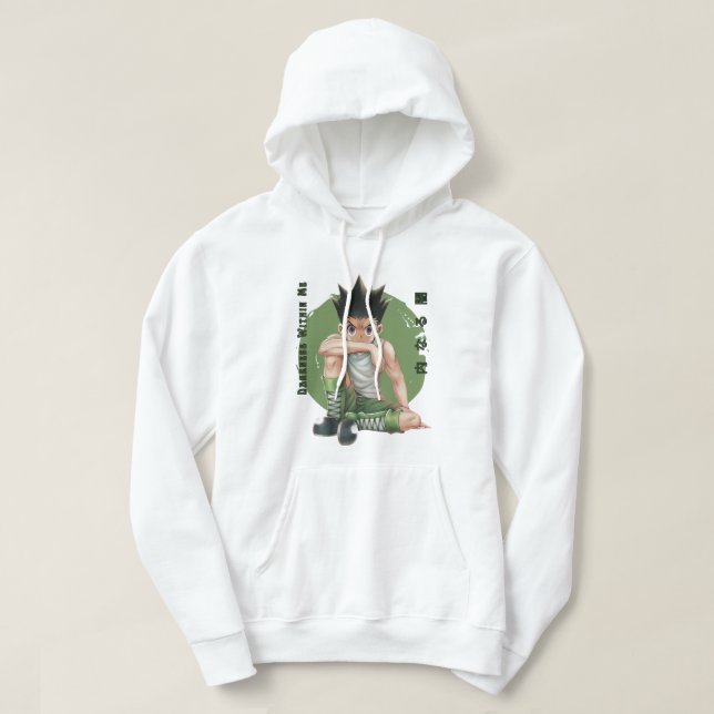 Gon Freecss Mörkret Inom Mig Anime Hoodie (Design framsida)