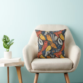Gond Art - birds Kudde