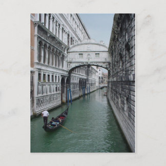 Gondalier på Sighs-bron Vykort