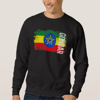 Gondar Etiopien Flagga för etiopier Manar Women Ki Lång Ärmad Tröja