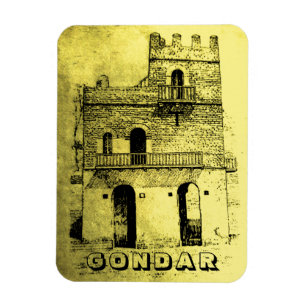 Gondar Etiopien Magnet