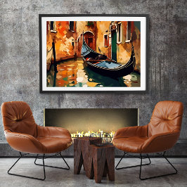 Gondola har ramlat upp poster