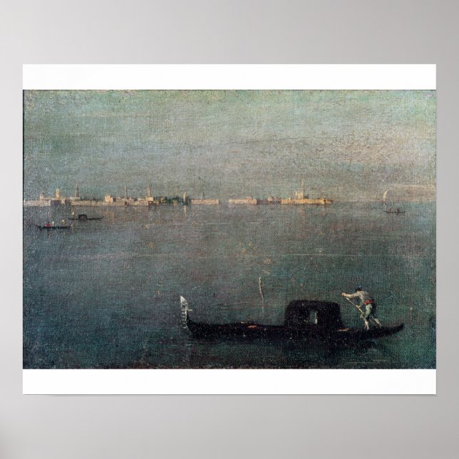 Gondola i lagunen poster (Framsidan)