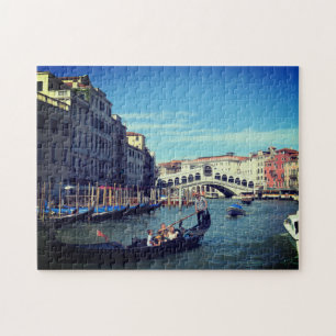 Gondola i Venedig, Italien - Pussel
