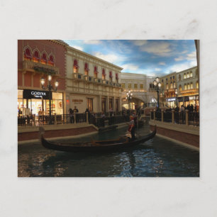 Gondola Ride vid Venetian-vykortet Vykort