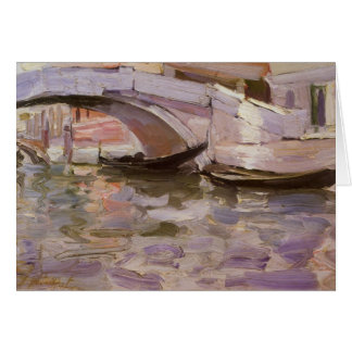 Gondolas av John Singer Sargent, Impressionism Art Hälsningskort