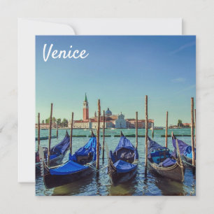 Gondolas i Venedig, Italien