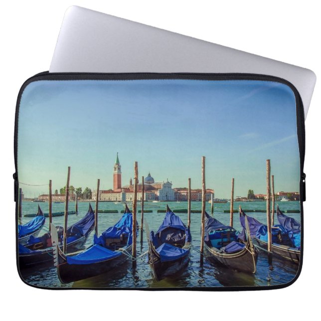 Gondolas i Venedig, Italien Laptop Fodral (Framsidan)