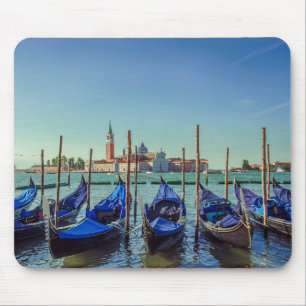 Gondolas i Venedig, Italien Musmatta