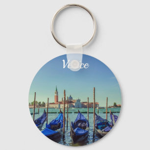 Gondolas i Venedig, Italien Nyckelring