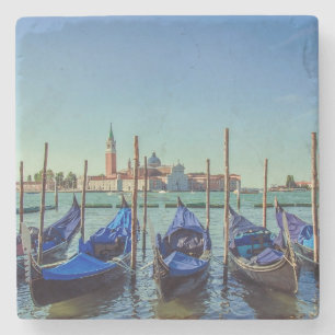 Gondolas i Venedig, Italien Stenunderlägg