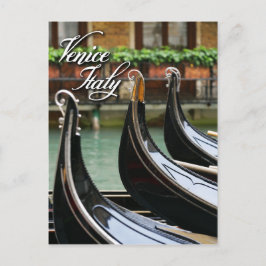 Gondolas i Venedig Vykort