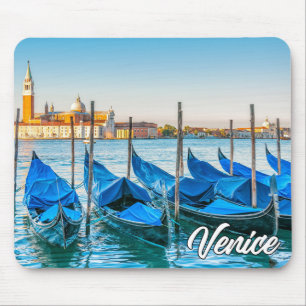 Gondolas in vackra Venedig, Italien Musmatta