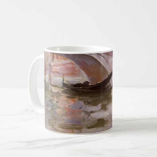 Gondoler av John Singer Sargent, Impressionistisk  Kaffemugg (Framsida vänster)