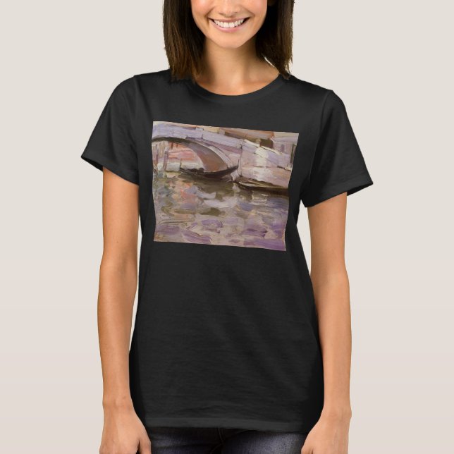 Gondoler av John Singer Sargent, Impressionistisk  T Shirt (Framsida)