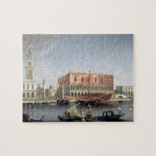 Gondoler, för St. markerar, kvadrerar, Venedig Pussel