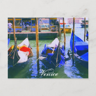 Gondoler för vykort för Venedig italienvykort