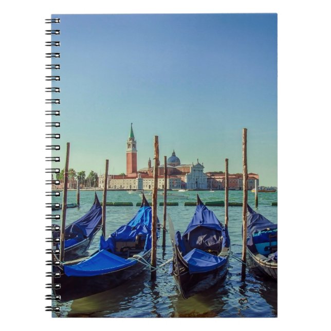 Gondoler i Venedig, Italien Anteckningsbok (Framsidan)