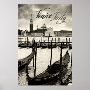 gondoler i venice poster