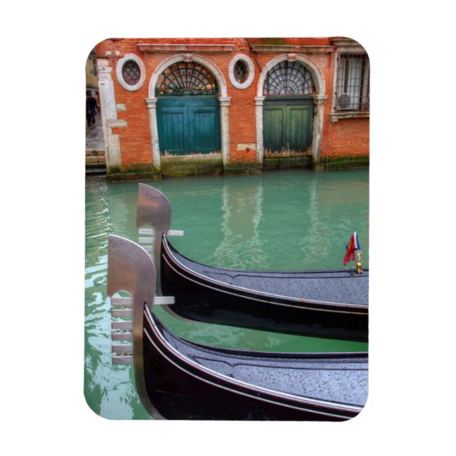 Gondoler på Stora kanalen, Venedig Magnet (Vertikal)