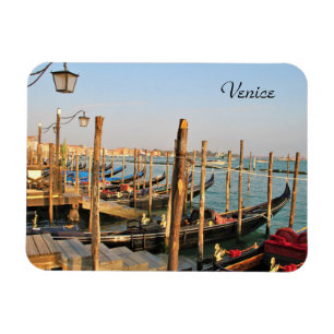 Gondoler Venedig, italien, fotografi, magnet