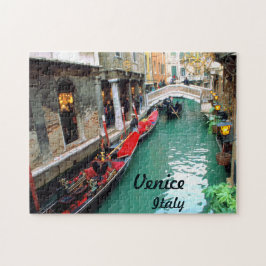 Gondoler Venedig, italien Pussel