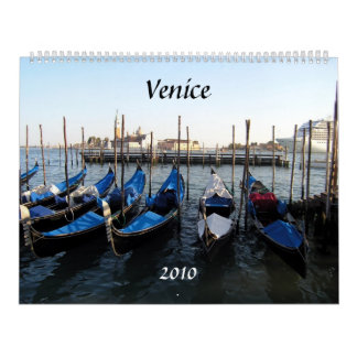 gondoler Venedig, skräddarsy 2010 - Kalender