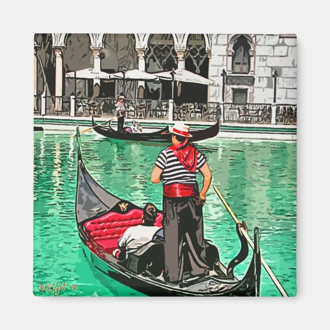 Gondolier Magnet (Framsidan)