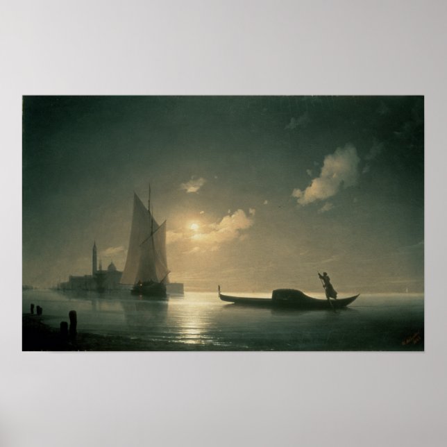 Gondolier till havs, 1843 poster (Framsidan)