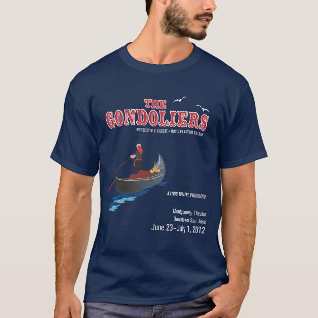Gondoliers 2012 t-shirt (Framsida)