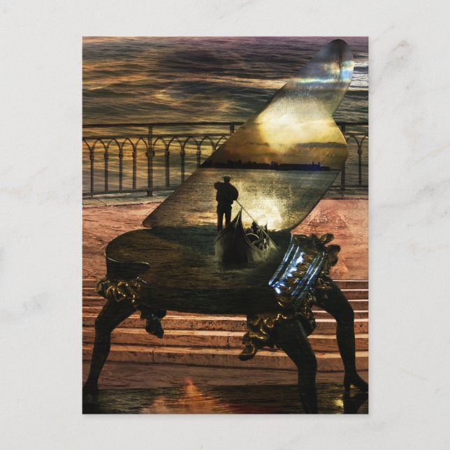 Gondolier's sonata vykort (Framsida)