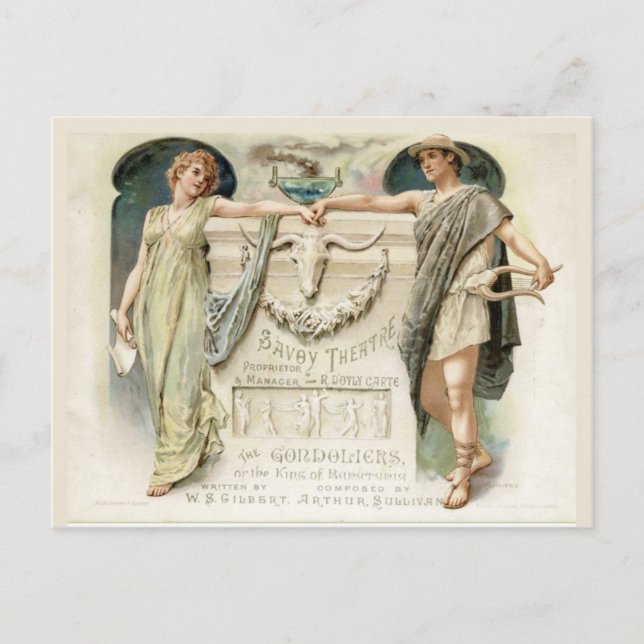 Gondoliers Vykort (Framsida)