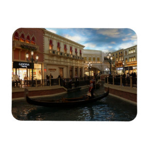 Gondolritt på den Venetian magneten Magnet