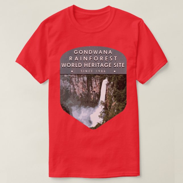 Gondwana Rainforest världsarv T Shirt (Design framsida)