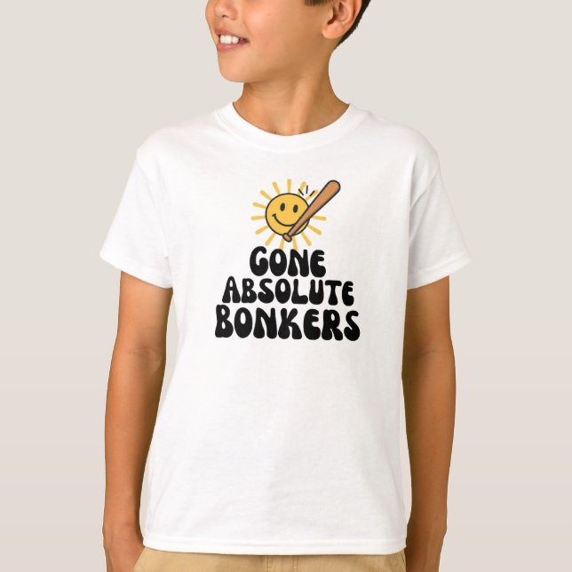 Gone Absolute Bonkers Meme T Shirt (Framsida)