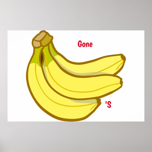 Gone Bananas Affisch (Framsidan)