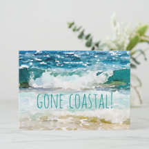 Gone Coastal Nytt Hem Vågmeddelande