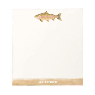 Gone Fishin' Illustrerad fisk anteckningsblock
