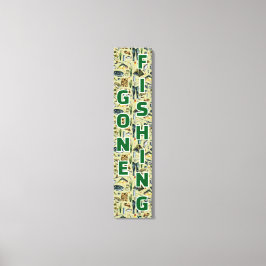 Gone Fishing Fiskeutrustning Hem Företag Canvastryck