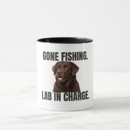 Gone Fishing Lab i ledningen Mugg
