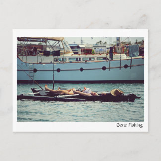 Gone Fishing - Vykort