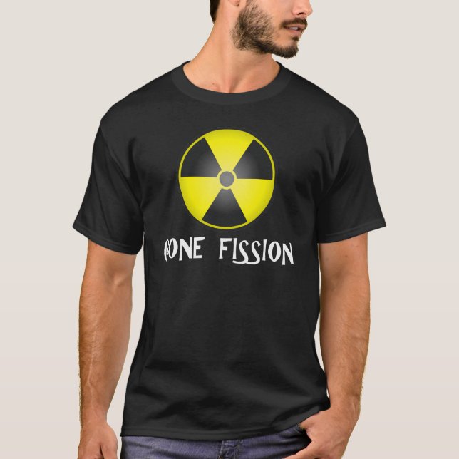 Gone Fission Strålningssymbol T Shirt (Framsida)
