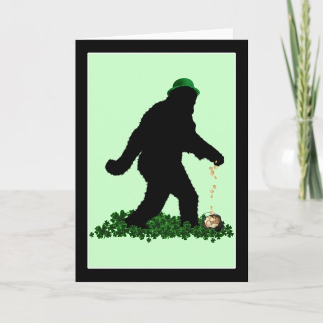 Gone Squatchin' on St. Patrick's Day Kort (Framsida)