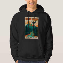 Gone Wild | Retro Mountain Adventure Hoodie