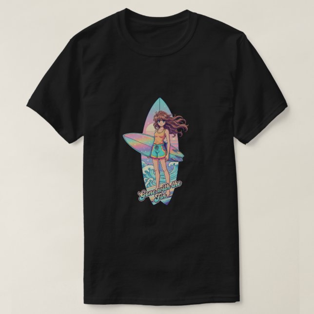 Gone with the fin t shirt (Design framsida)