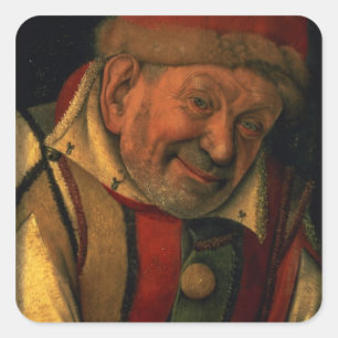 Gonella den Ferrara domstolgyckelmakaren, c.1445 Fyrkantigt Klistermärke